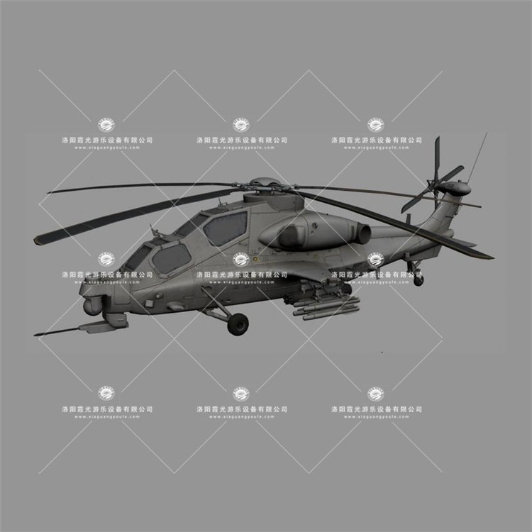 海淀武装直升机3D模型